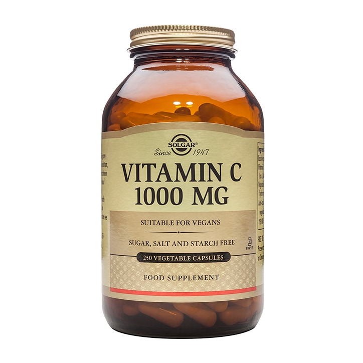 Solgar Vitamin C 1000mg 250 Vegi Capsules-1