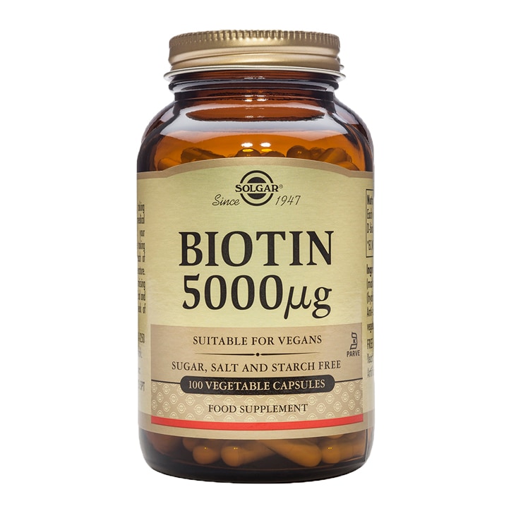 Solgar Biotin 5000µg 100 Vegi Capsules-1