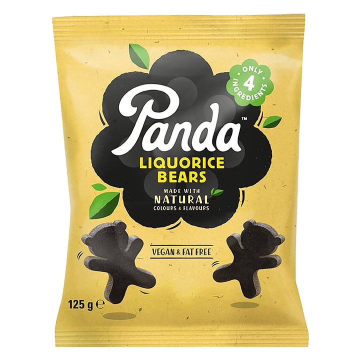 Panda Bear Shaped Liquorice Pieces 125g-1