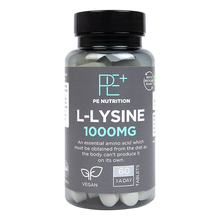 PE Nutrition L-Lysine 1000mg 60 Tablets-1