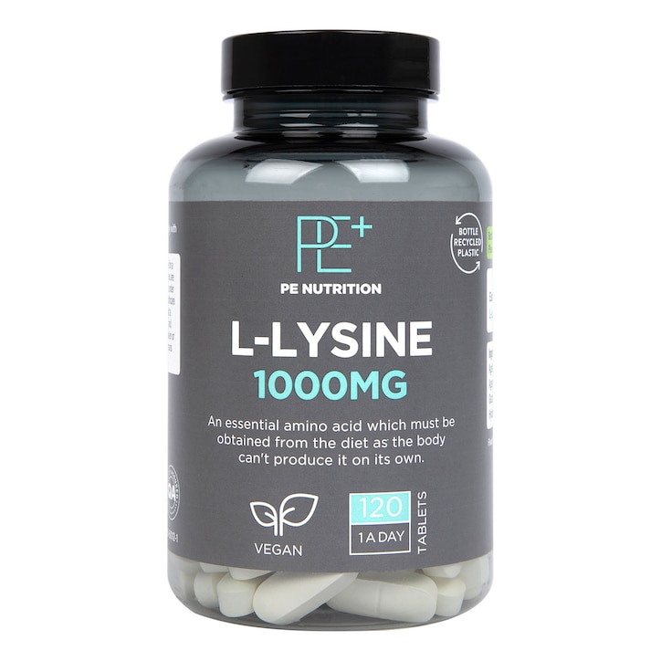 PE Nutrition L-Lysine 1000mg 120 Tablets-1