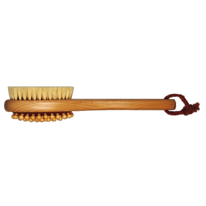 Opal London Sisal Bristle Brush With Cellulite Massager-1