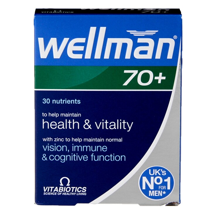 Vitabiotics Wellman 70+ 30 Tablets-1