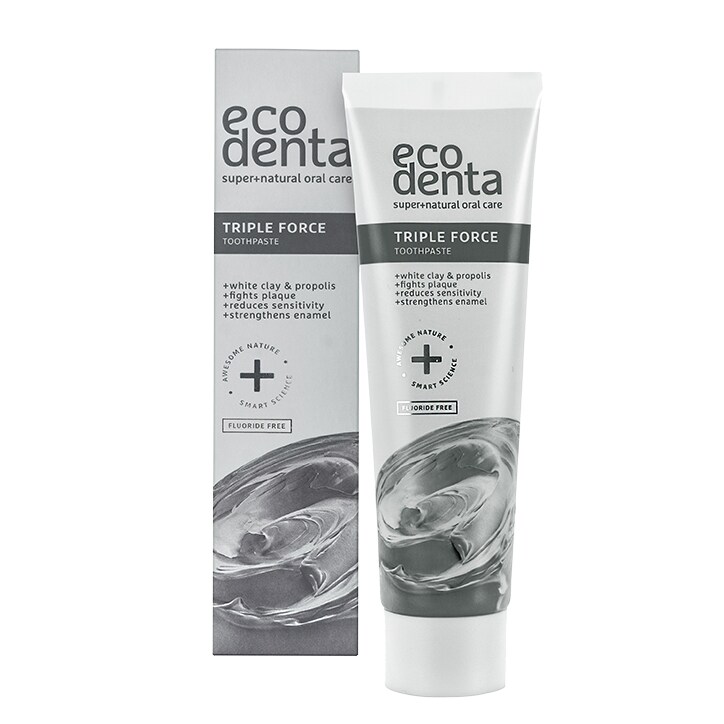 Ecodenta Triple Force Toothpaste with White Clay 100ml-1