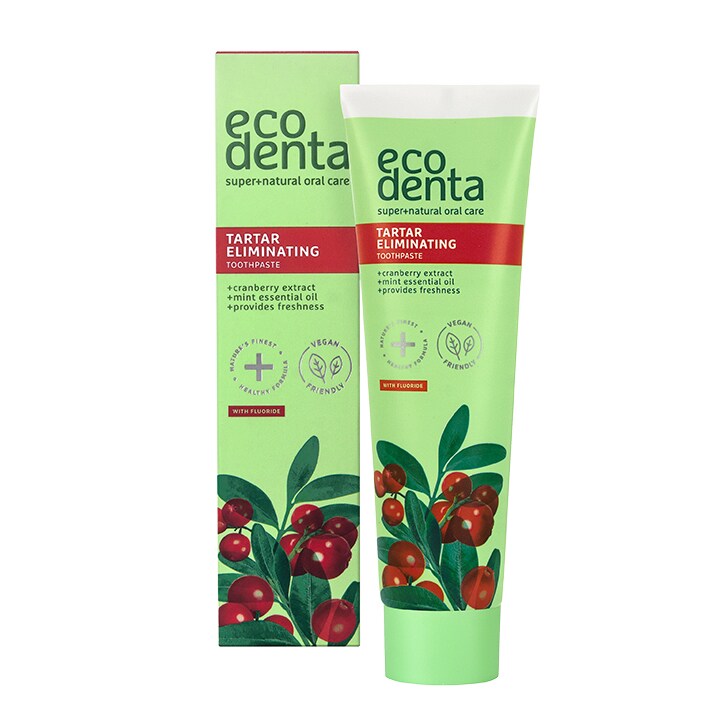 Ecodenta Tartar Eliminating Toothpaste with Cranberry Extract 100ml-1
