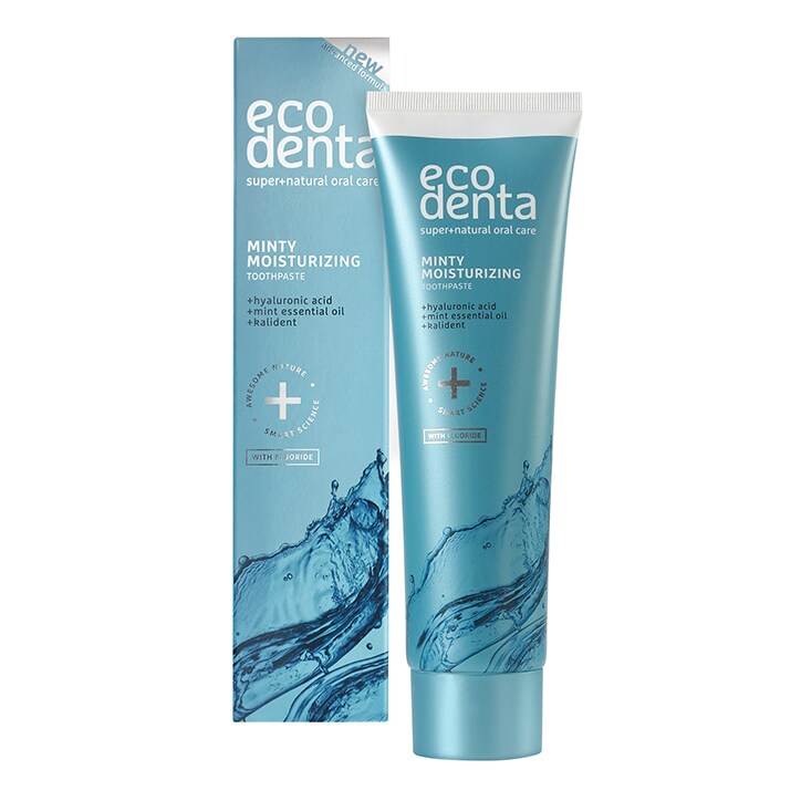 Ecodenta Extra Refreshing Moisturising Toothpaste with Hyaluronic Acid and Peppermint Oil 100ml-1