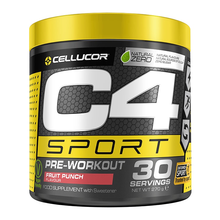 Cellucor C4 Sport Pre-Workout Fruit Punch 270g-1