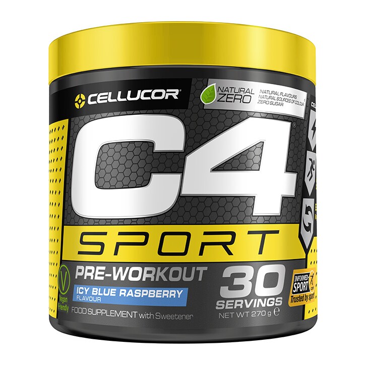 Cellucor C4 Sport Pre-Workout Icy Blue Raspberry 270g-1