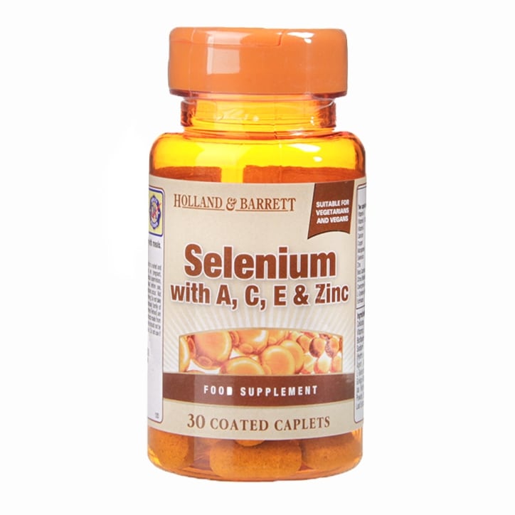 Holland & Barrett Selenium with A C & E + Zinc 30 Tablets-1