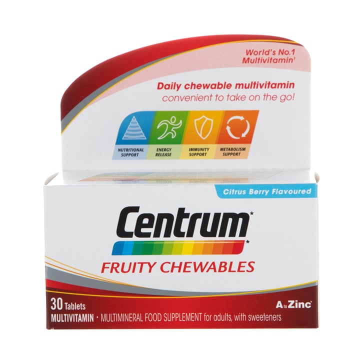 Centrum Fruity Chewables 30 Tablets-1