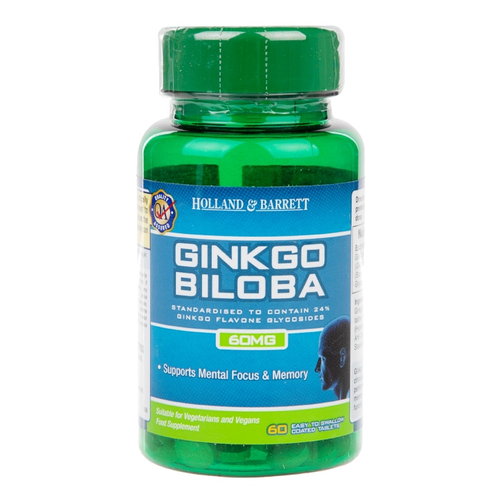 Holland & Barrett Ginkgo Biloba 60 Tablets 60mg-1