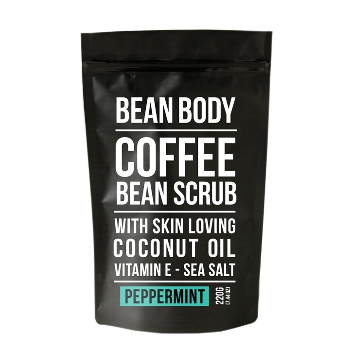 Bean Body Peppermint Coffee Bean Scrub 220g-1