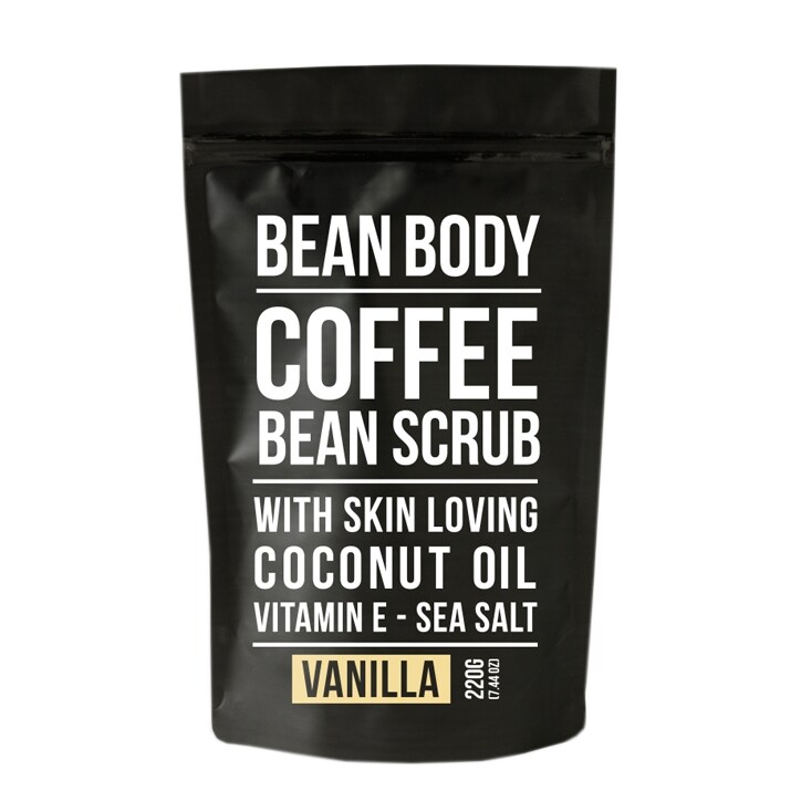 Bean Body Vanilla Coffee Bean Scrub 220g-1
