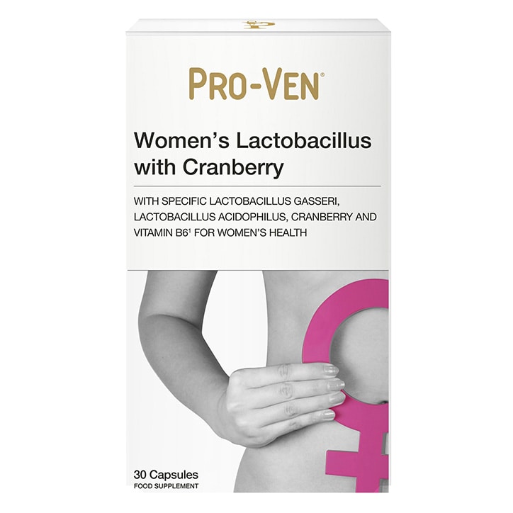 Pro-Ven Women’s Lactobacillus With Cranberry 30 Capsules-1