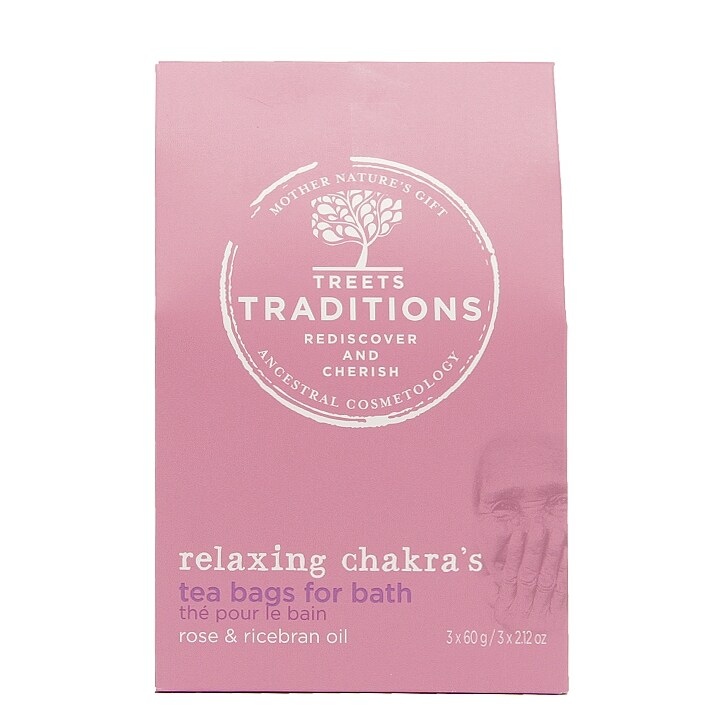 Treets Traditions Relaxing Chakra's Bath Tea 3 x 135g-1