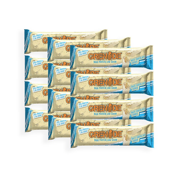 Grenade White Chocolate Cookie Protein Bar 12 x 60g-1