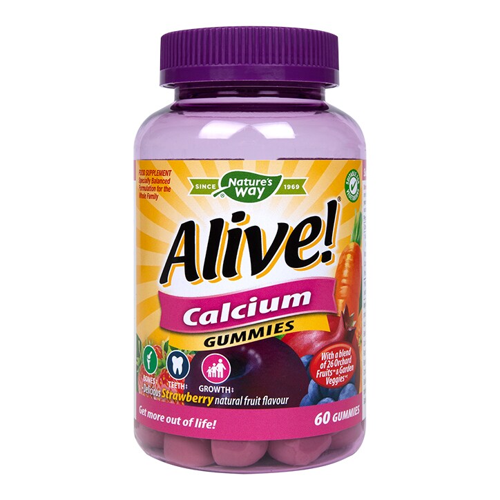 Nature's Way Alive! Calcium Soft Jells 60 Chewable Jells-1