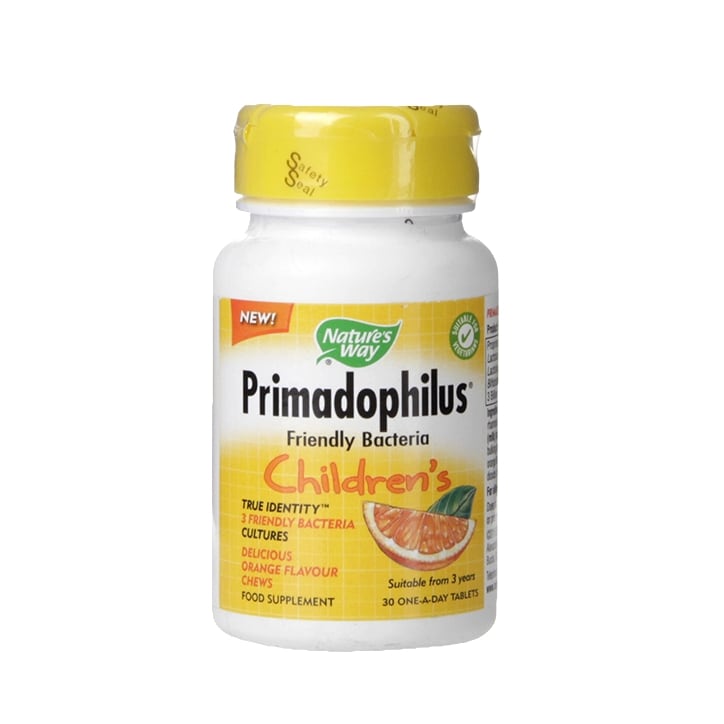 Nature's Way Primadophilus Orange 30 Chewable Tablets-1
