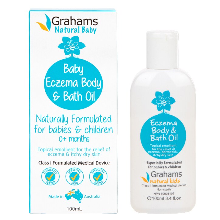 Grahams Baby Eczema Body & Bath Oil 100ml-1