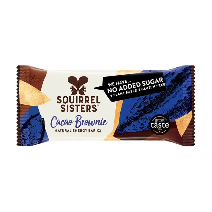 Squirrel Sisters Cacao Brownie Raw Energy Bar 40g-1