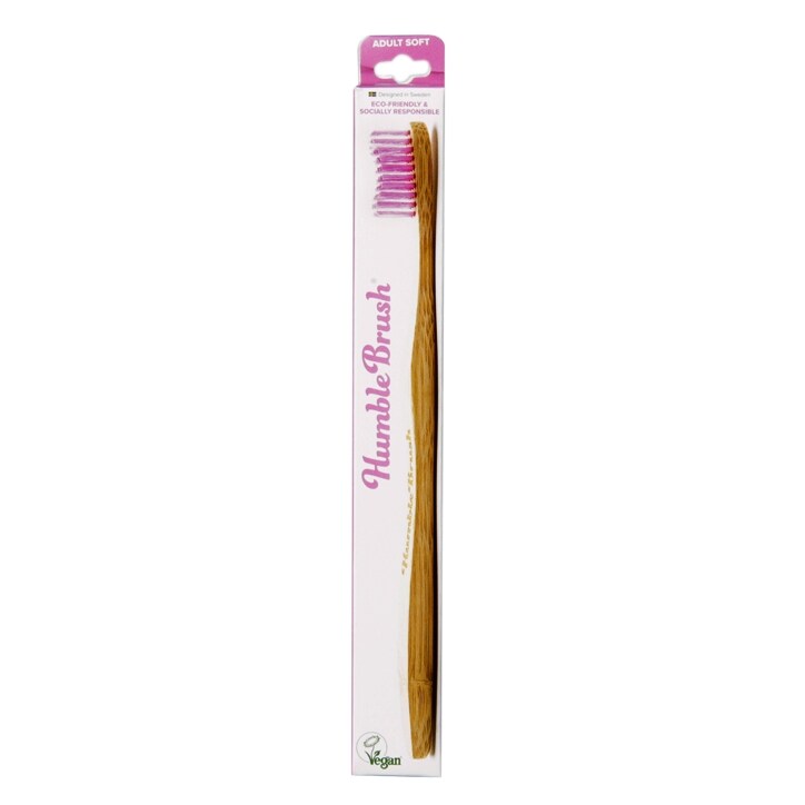 Humble Brush Adults Soft Bristle Toothbrush Purple-1