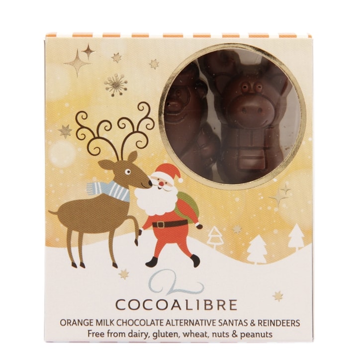 Cocoa Libre Vegan Chocolate Orange Santas & Reindeer-1