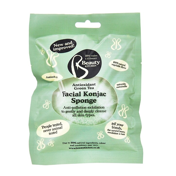 Beauty Kitchen Antioxidant Rich Green Tea Facial Konjac Sponge-1