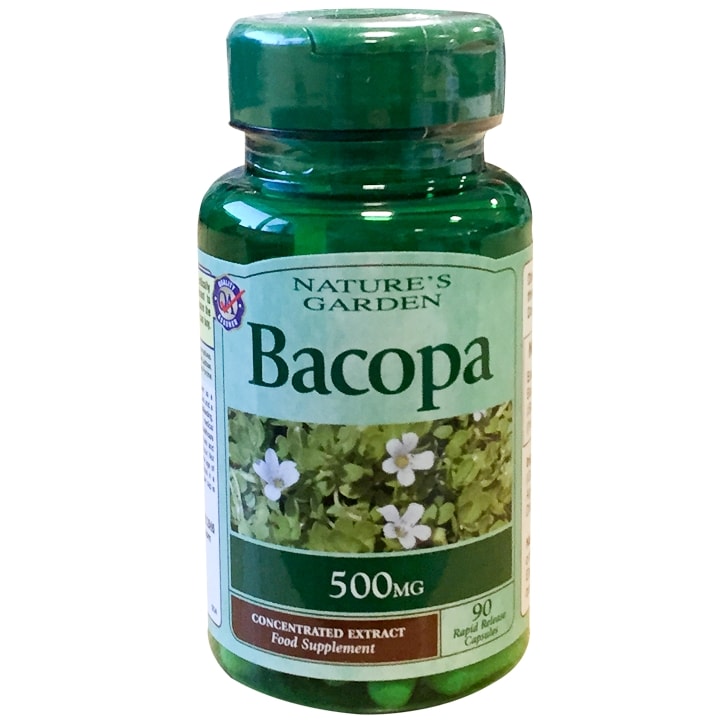 Natures Garden Bacopa 500mg 90 Capsules-1