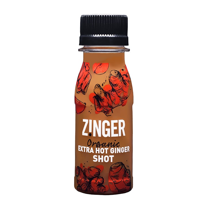 James White Drinks Organic Extra Hot Ginger Zinger Shot 70ml-1