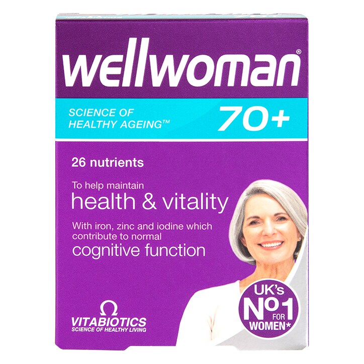 Vitabiotics Wellwoman 70+ 30 Tablets-1