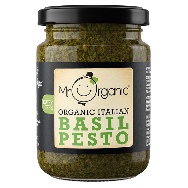 Mr Organic Italian Basil Pesto 130g-1