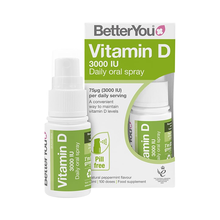 BetterYou D3000 Vitamin D Daily Oral Spray 15ml-1