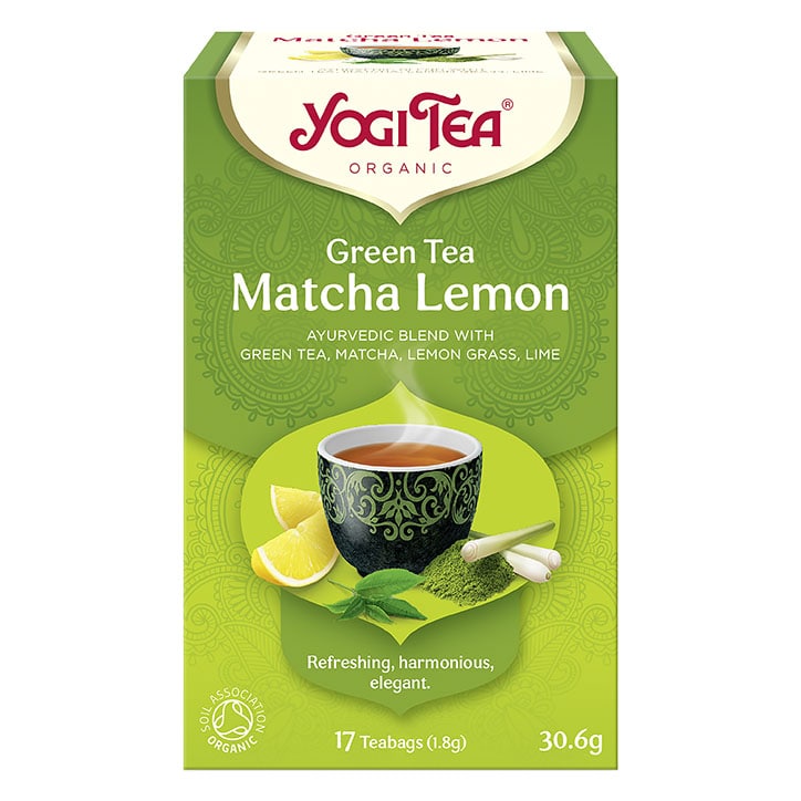 Yogi Tea Green Tea Matcha Lemon Organic 17 Tea Bags-1