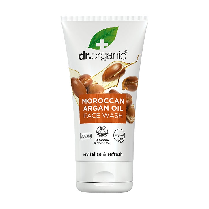 Dr Organic Moroccan Argan Oil Creamy Face Wash 150ml-1