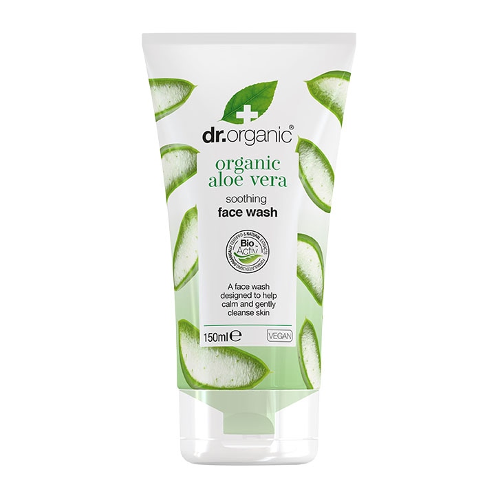 Dr Organic Aloe Vera Soothing Face Wash 150ml-1