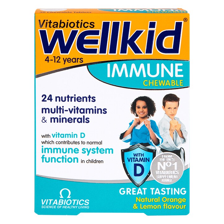 Vitabiotics Wellkid Immune 30 Chewables-1