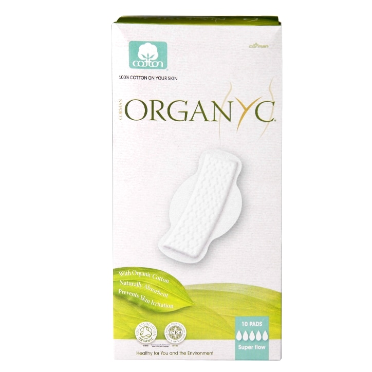 Organyc 10 Winged Sanitary Towels Super Flow & Maternity-1