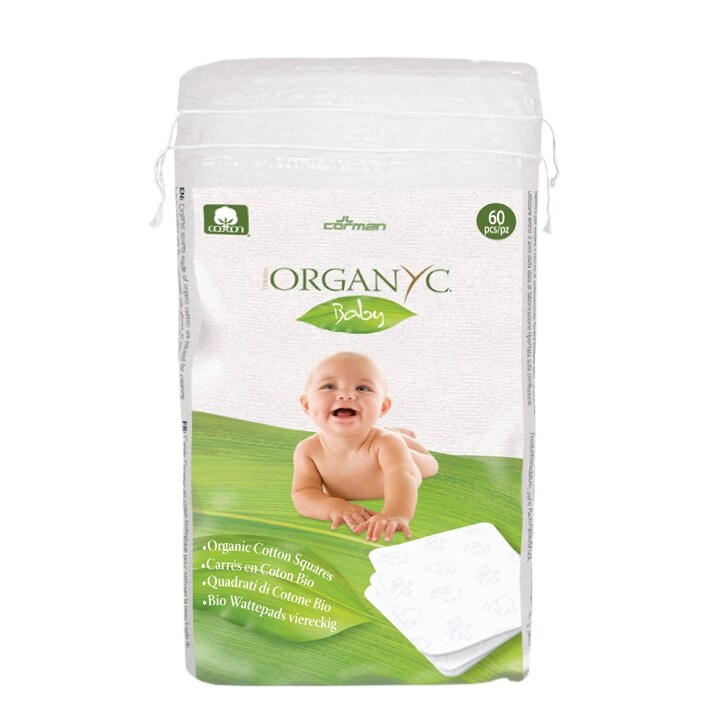 Organyc Baby 60 Organic Cotton Squares-1