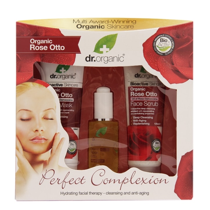 Dr Organic Rose Otto Perfect Complexion Gift Set-1