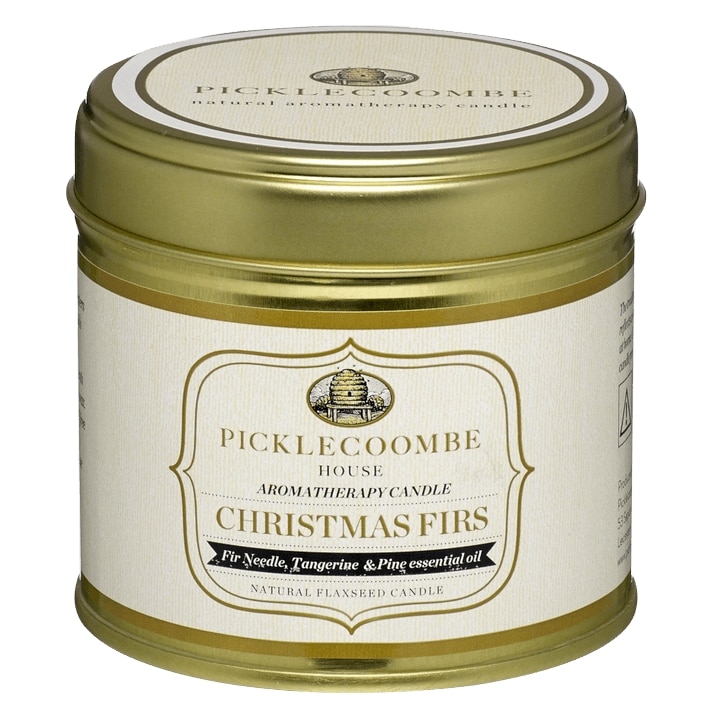 Picklecoombe House Christmas Firs Aromatherapy Candle-1
