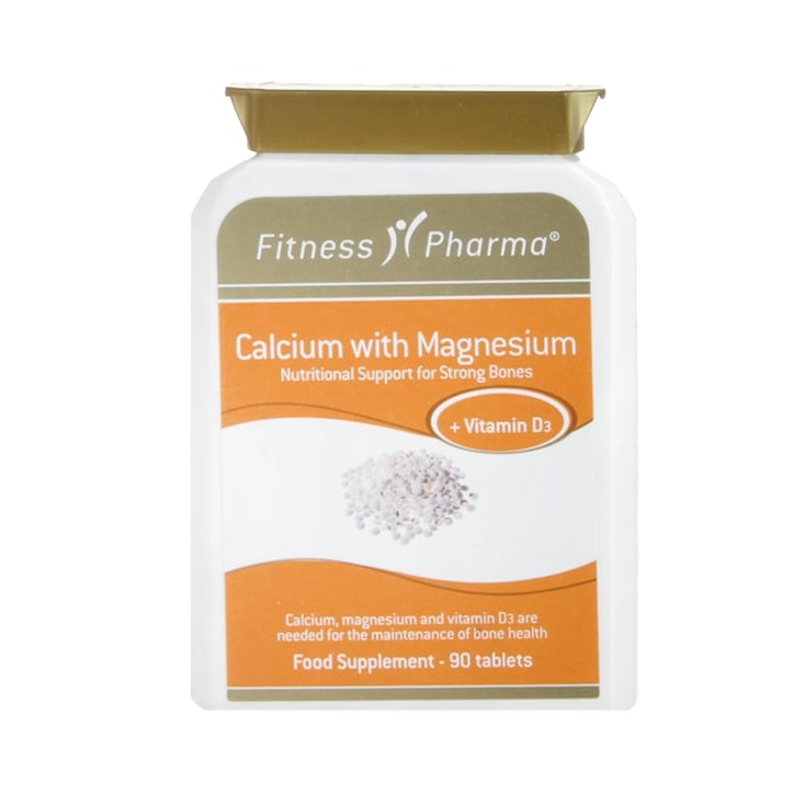 Fitness Pharma Calcium with Magnesium and Vitamin D 90 Tablets-1