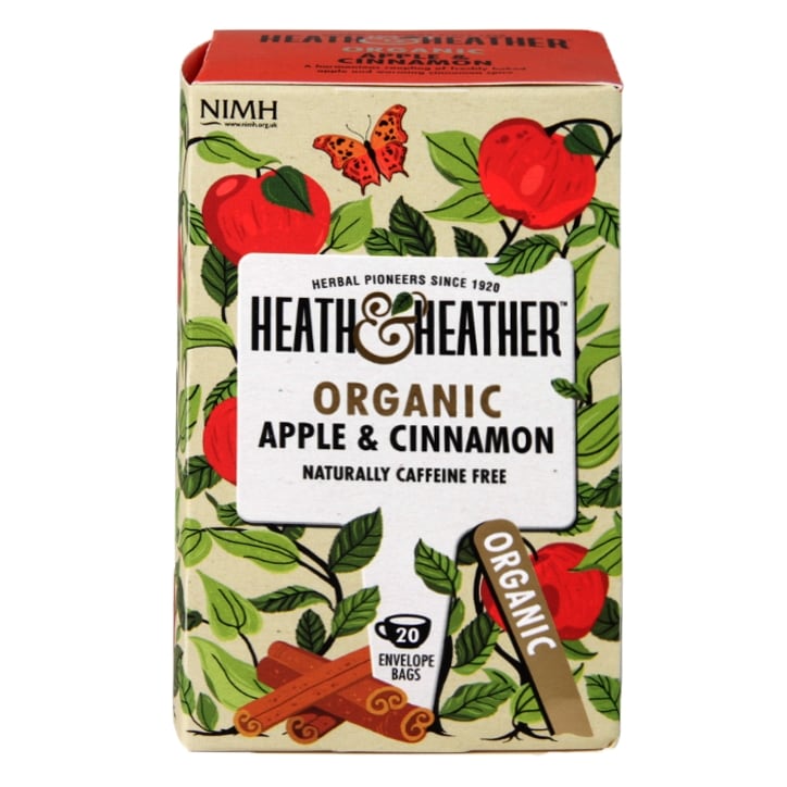 Heath & Heather Organic Apple & Cinnamon 20 Tea Bags-1