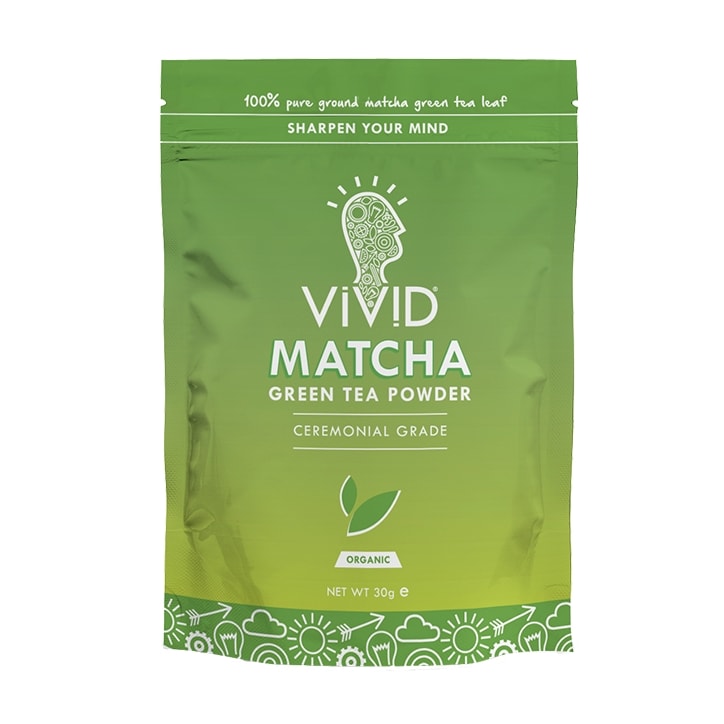 Vivid Organic Matcha Green Tea Powder 30g Pouch-1