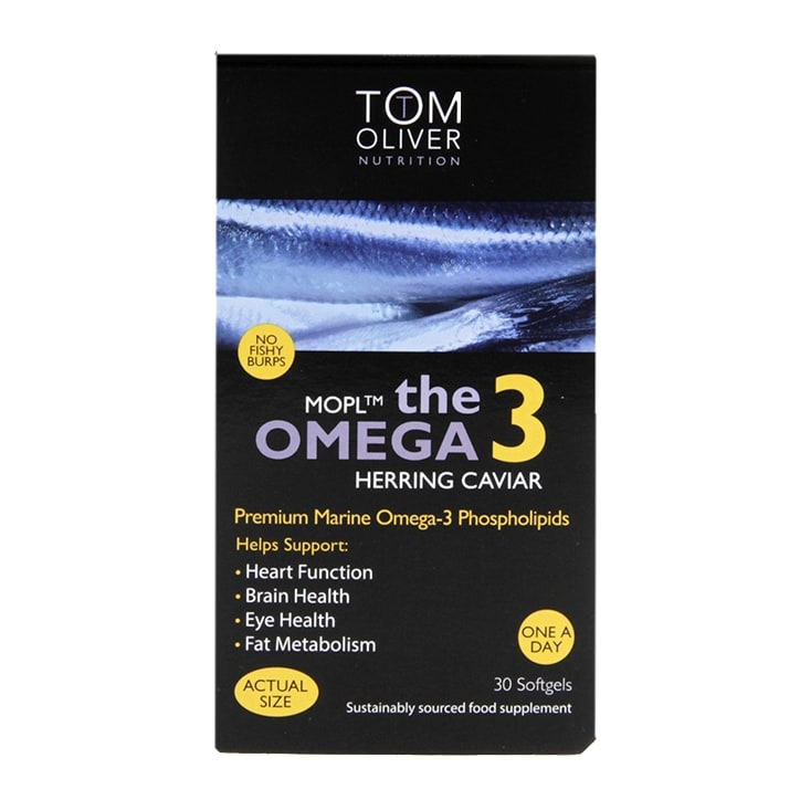 Tom Oliver Nutrition Herring Caviar 30 Softgels-1