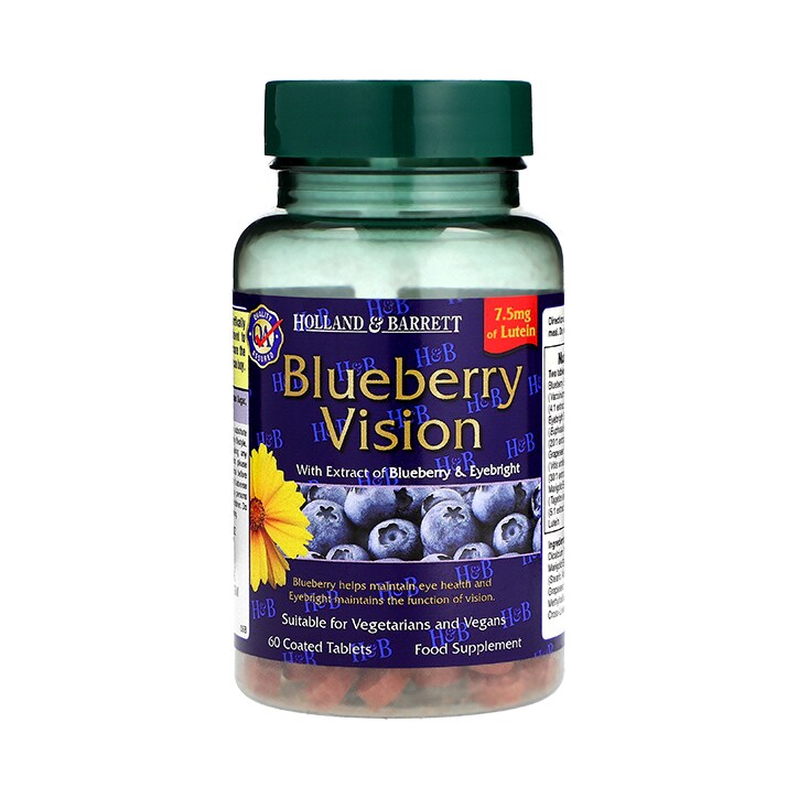 Holland & Barrett Blueberry Vision 60 Capsules-1