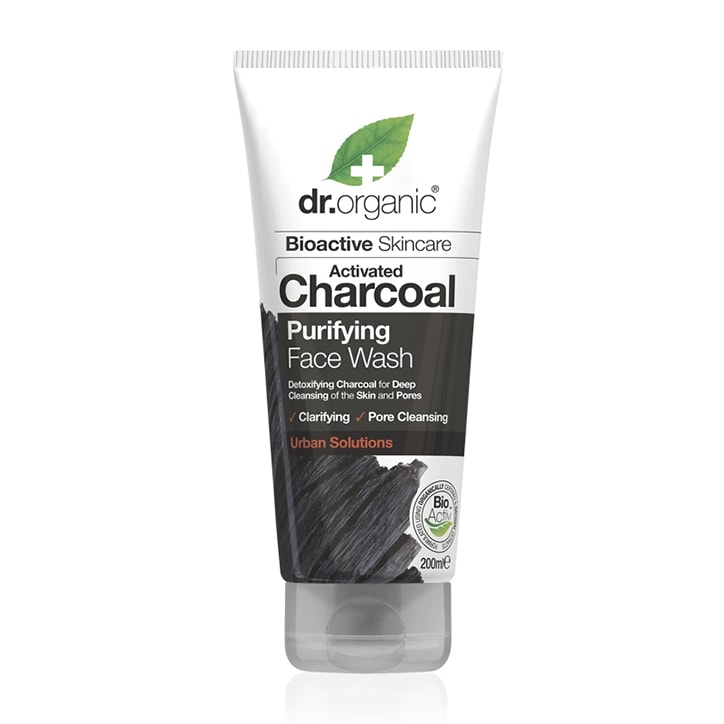 Dr Organic Charcoal Face Wash 200ml-1