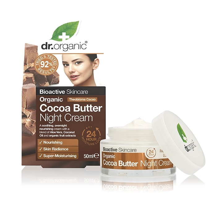 Dr Organic Cocoa Butter Night Cream 50ml-1