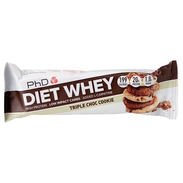 PhD Diet Whey Bar Triple Chocolate Cookie 65g-1