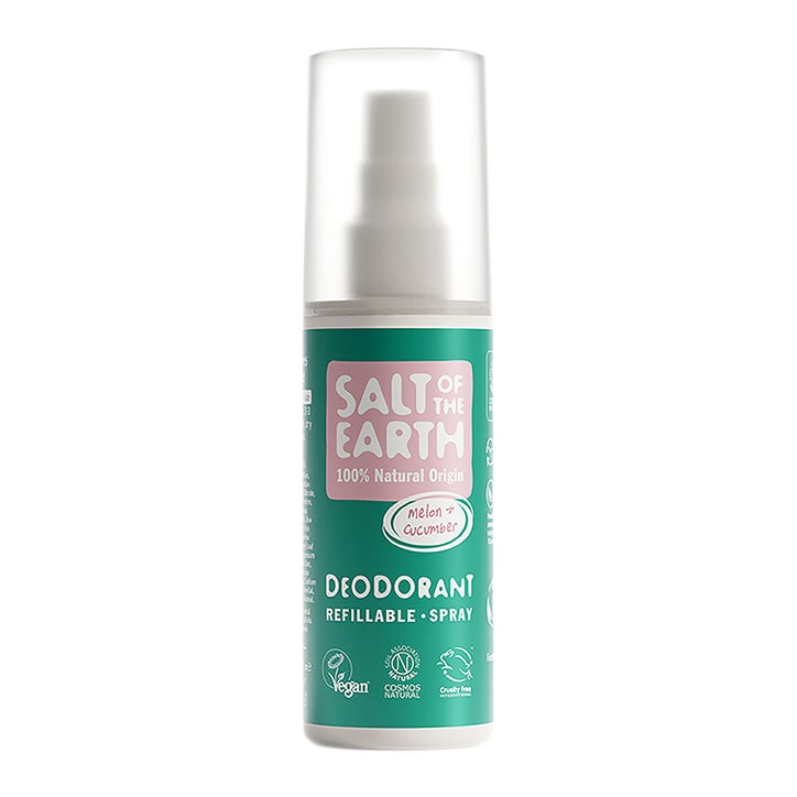 Salt of the Earth - Melon & Cucumber Natural Deodorant Refillable Spray 100ml-1