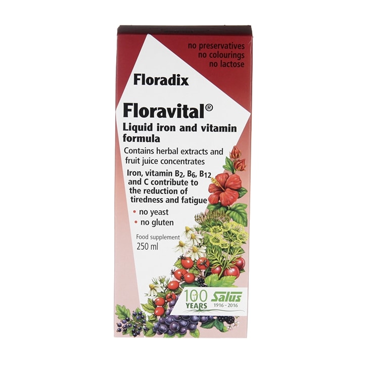 Floravital Herbal Iron and Vitamin Formula 250ml-1